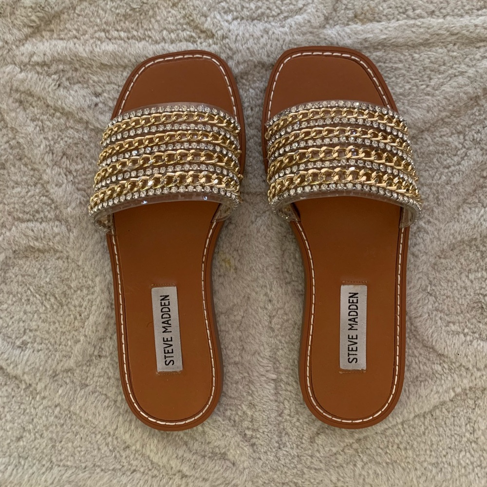 Steve Madden Rhinestone/ Jeweled Sandals! Size 7